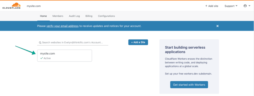 Connecting Domain to Cloudflare